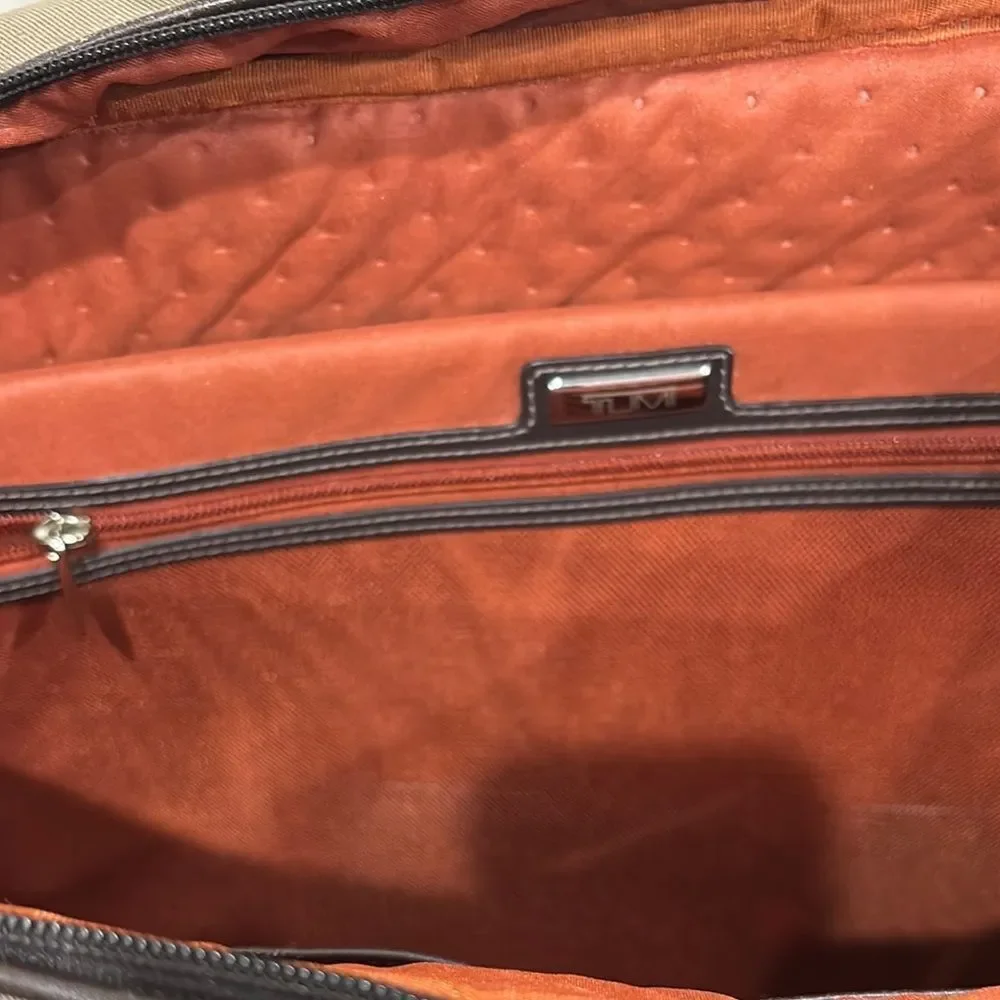 Tumi LXT rare Green and Brown Men's Bag